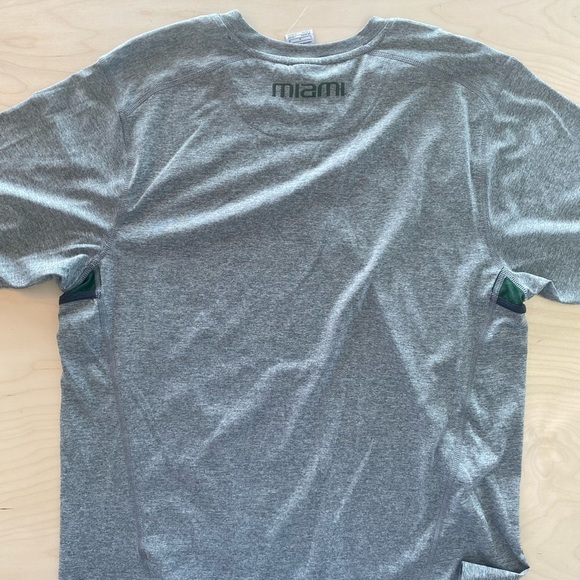 Miami Canes Nike Dri-fit Shirt size large (FN) - Picture 6 of 10